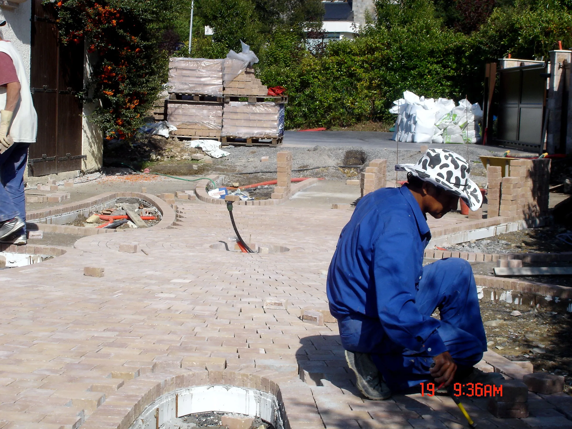 Jardines y accesos, Casa de campo en Mungía