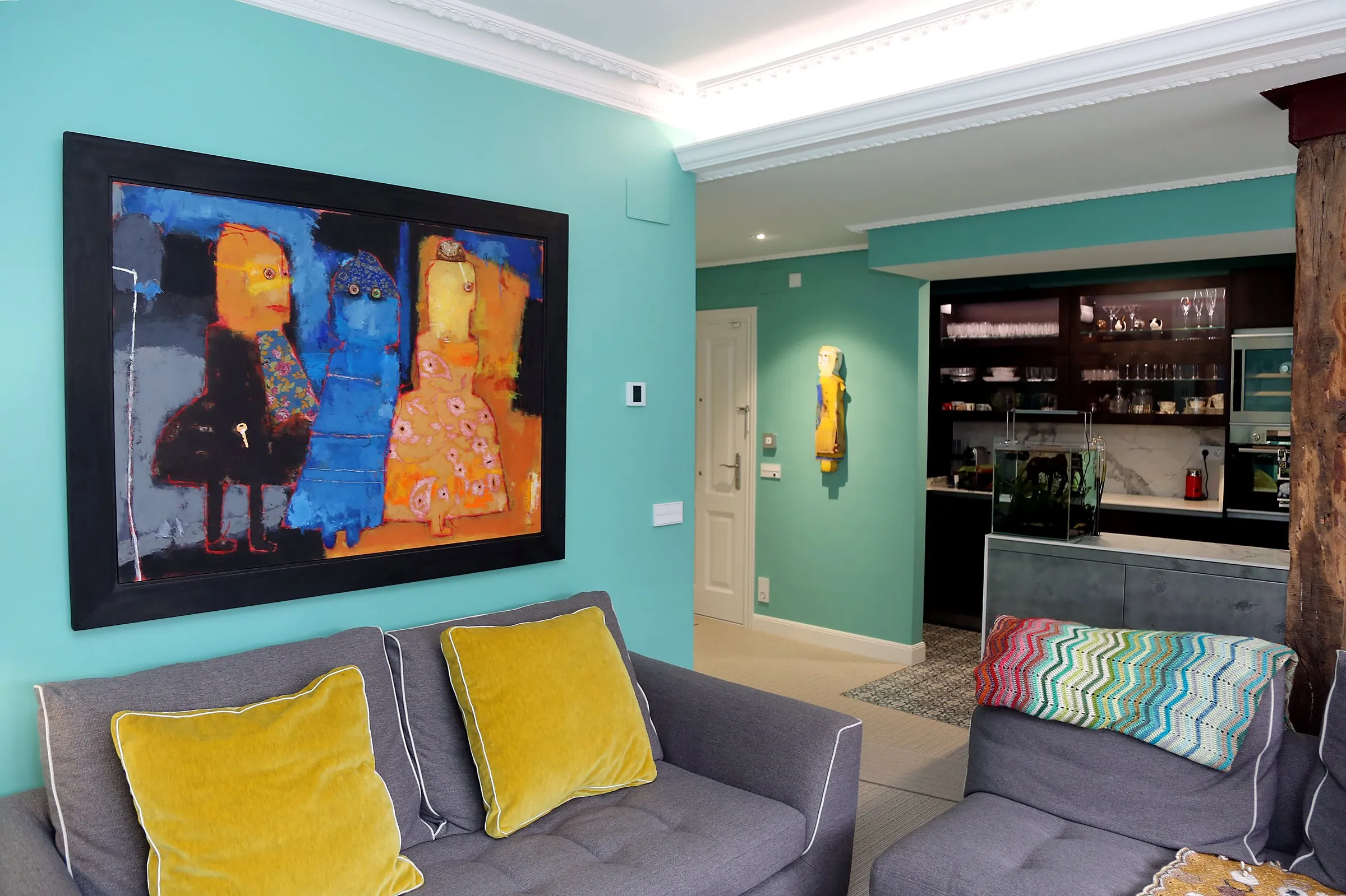 Salón, Reforma de apartamento