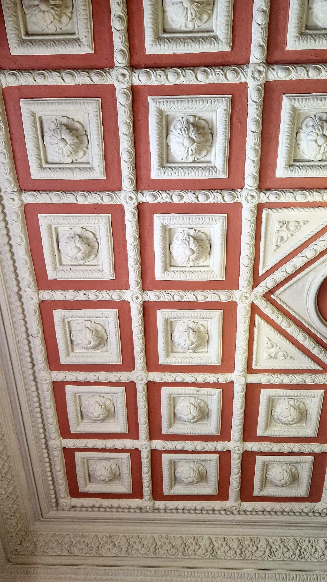 Techo de casetones, Portal en Mazarredo, antes